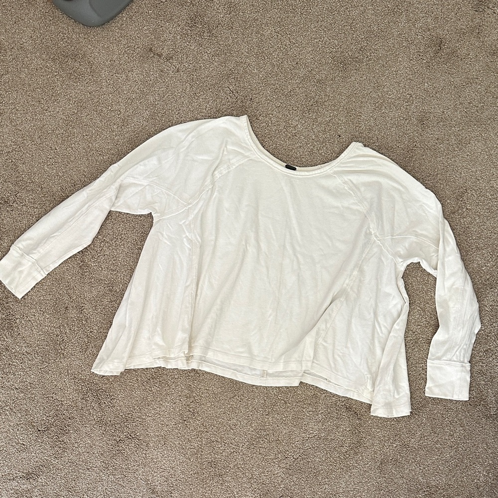 We The Free White Long Sleeve Tee